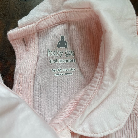 GAP Pink Long Sleeve Bodysuit - Picture 3 of 5